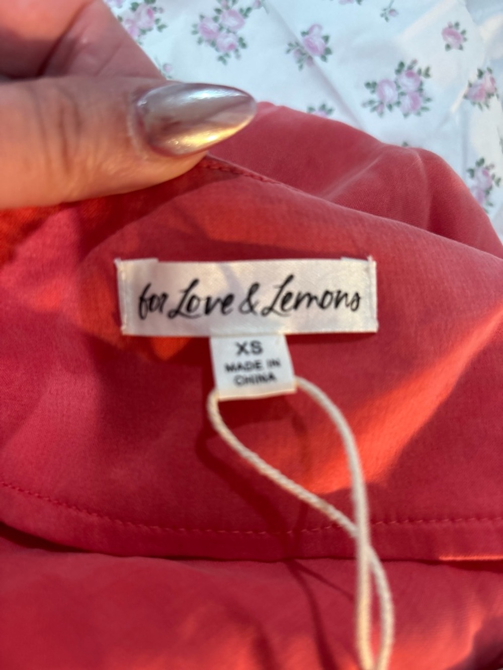 ❣️Host Pick❣️NWT For Love & Lemons Coral Pink Skirt - Picture 5 of 8